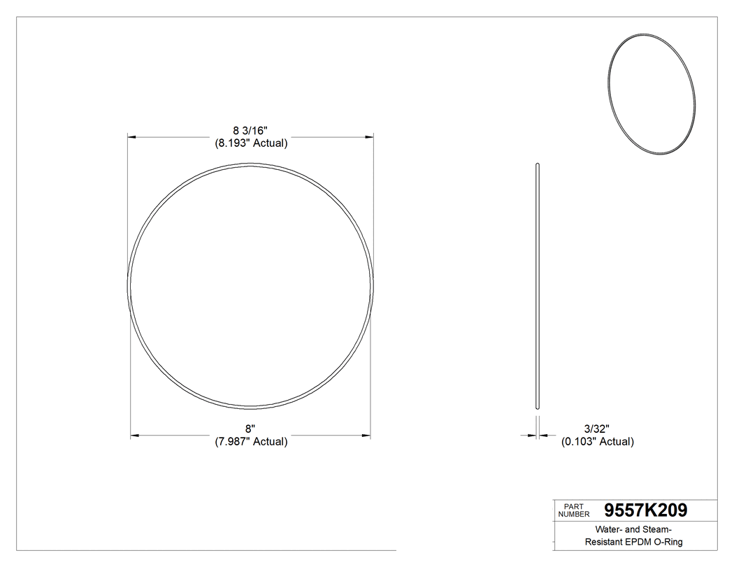 Technical drawing - 9557K209